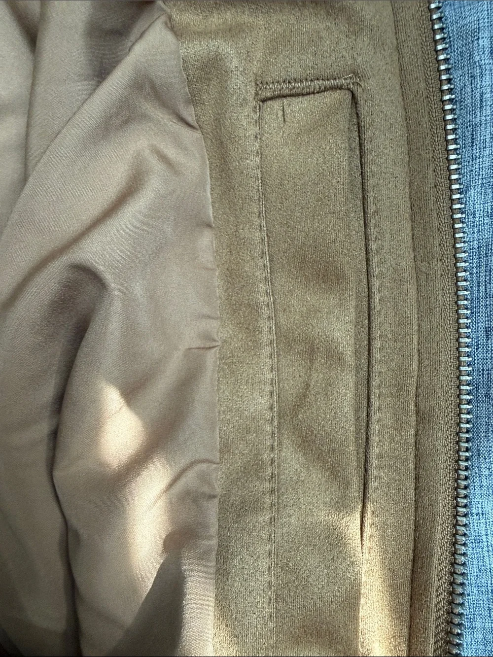 Goodfellow & Co Tan Bomber Jacket